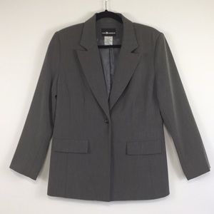 Sag Harbor Gray Career Blazer Jacket Size 6